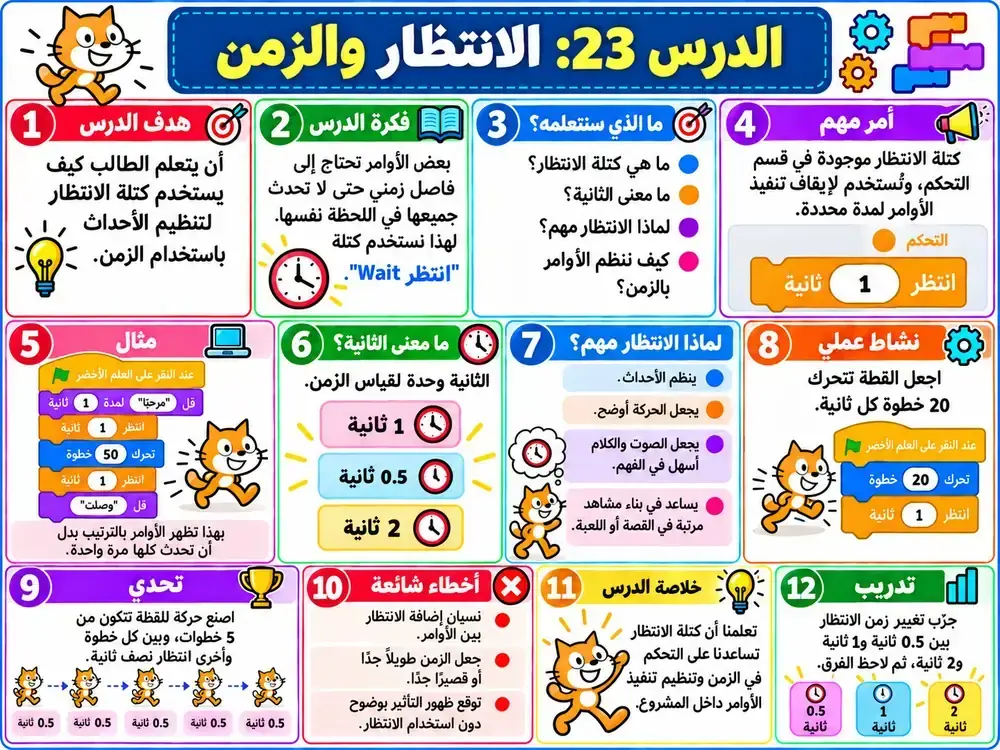 صورة الدرس 023: الانتظار والزمن